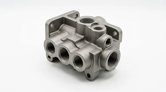 Corrosion-resistant titanium valve body or manifold