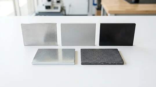 Steel finish options for CNC machined parts (black oxide, zinc plating, phosphate, etc.)