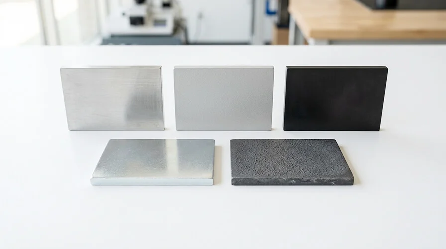 Surface finishes for steel CNC parts