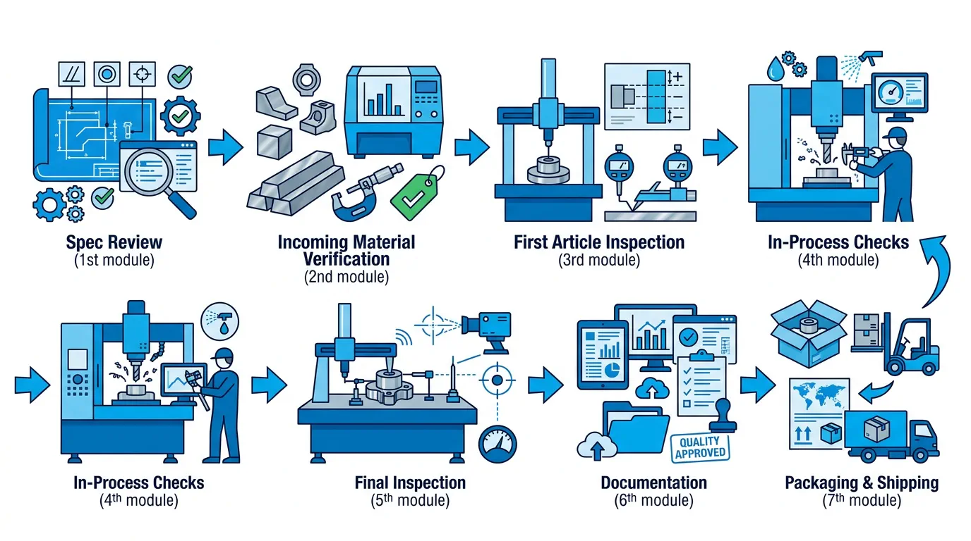 Quality control workflow flowchart