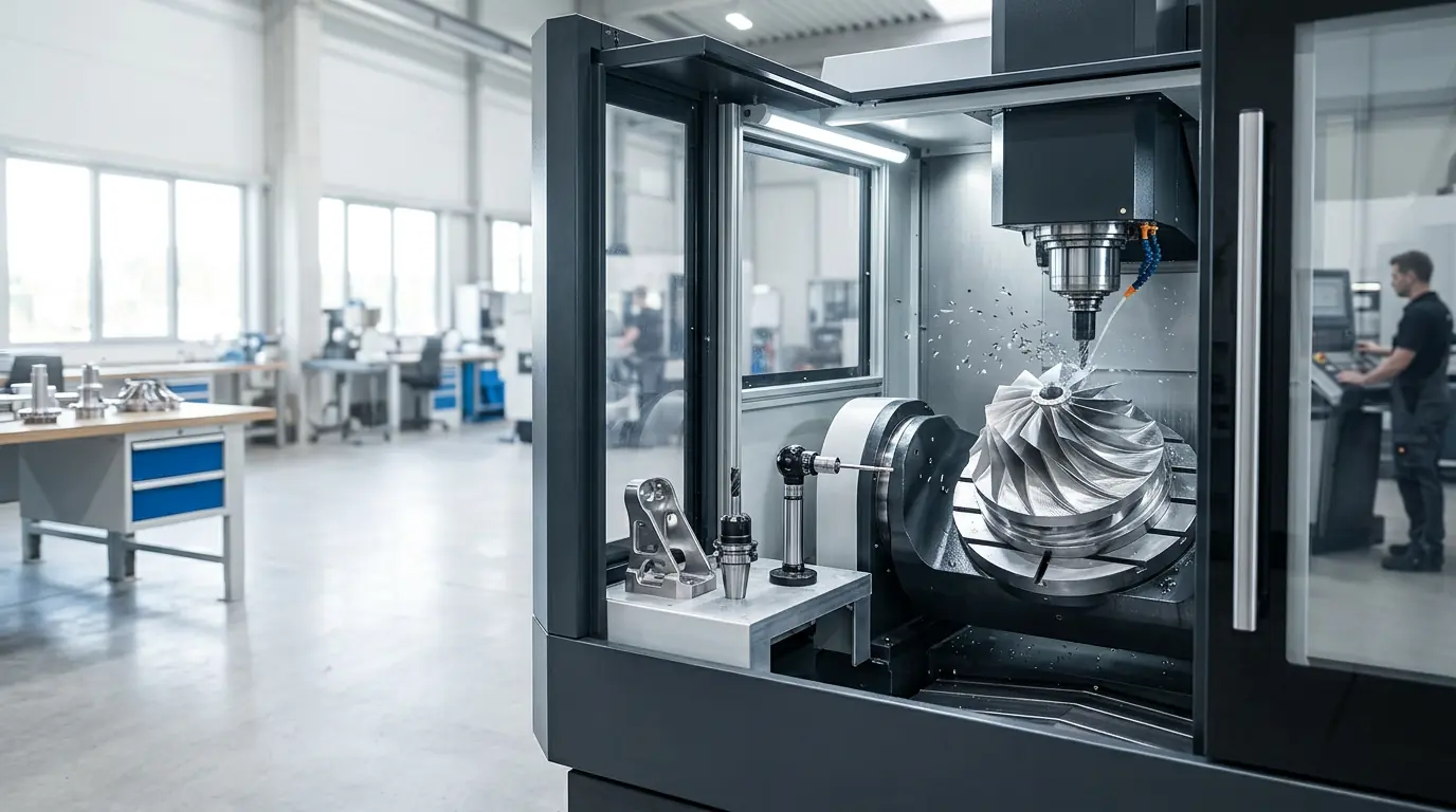 5 axis CNC machining hero image