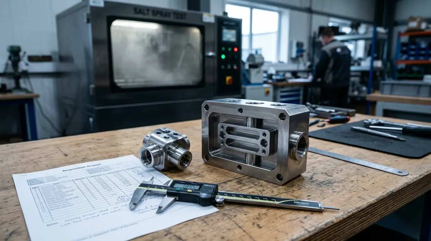 Stainless assemblies with corrosion support and inspection documentation