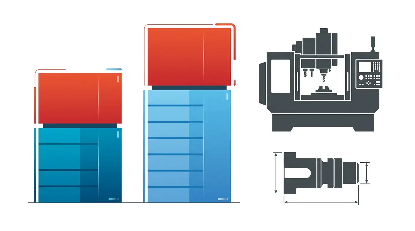 Illustration of setup versus cycle time