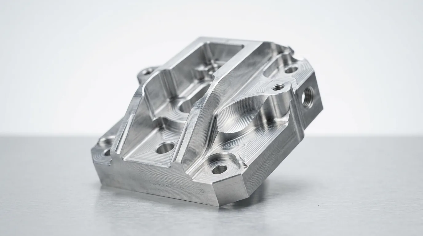 5-axis CNC milling aluminum part