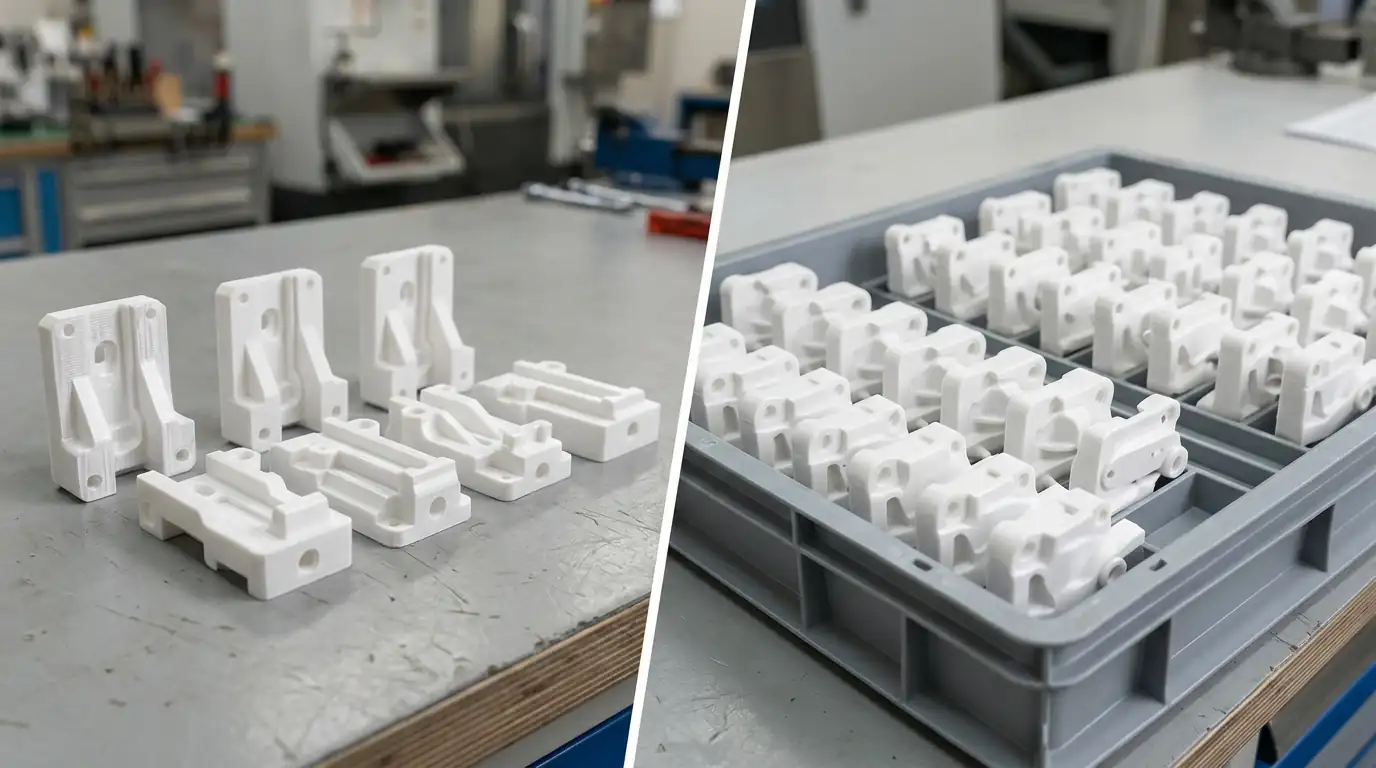 CNC to injection molding transition