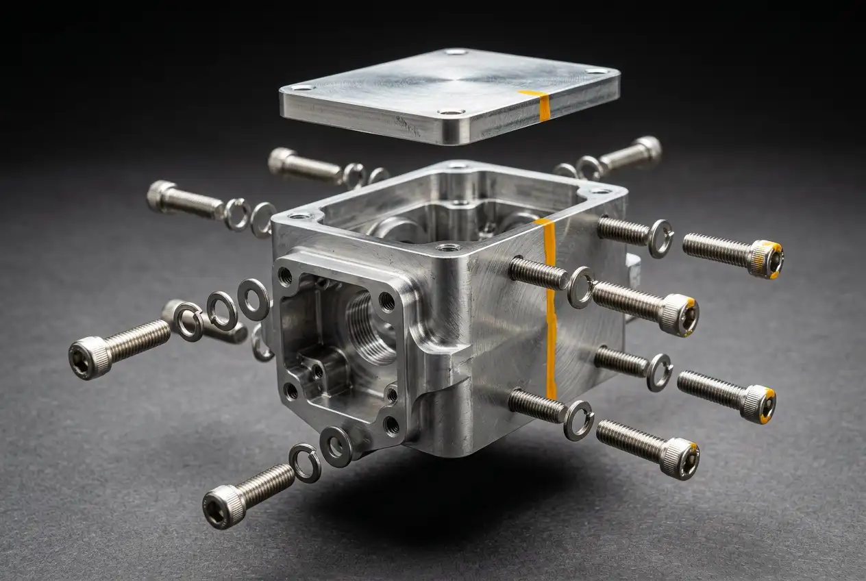 Case example showing fastener loosening risk in a machined assembly