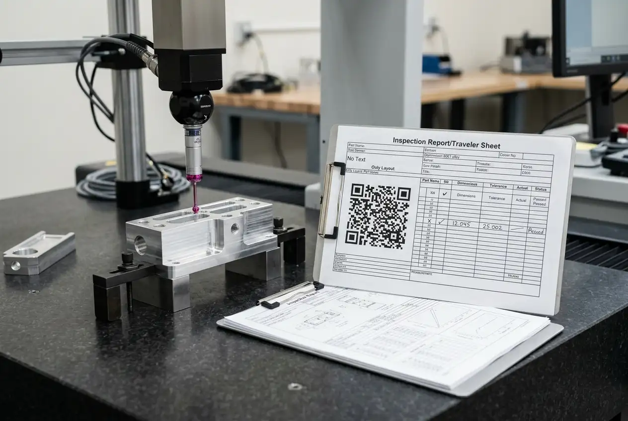 Case example showing traceability and inspection evidence for supplier approval