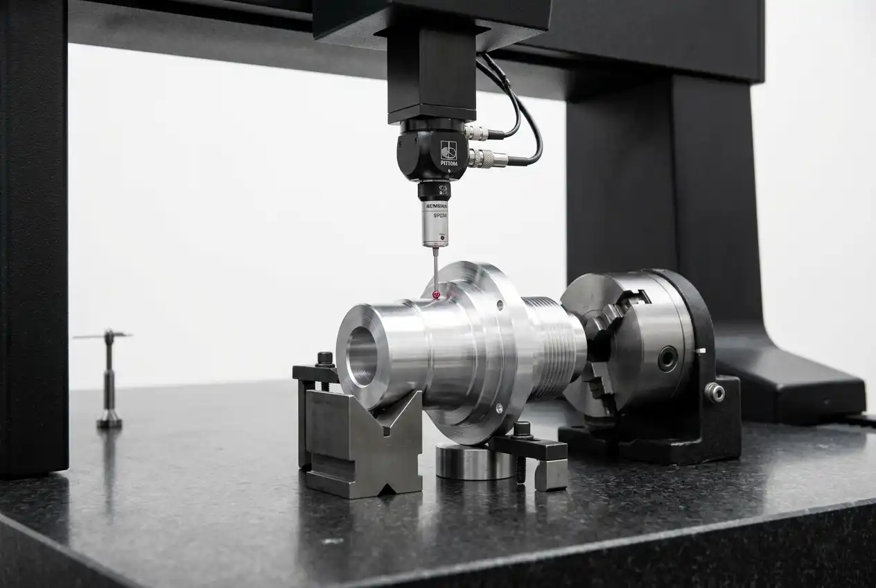 CMM inspection of CNC turned part