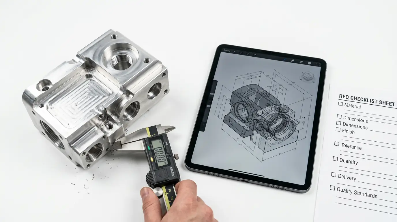 CNC machining RFQ template hero image