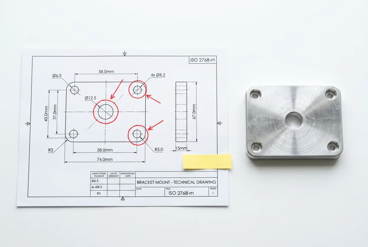 CTQ Highlight on Engineering Drawing